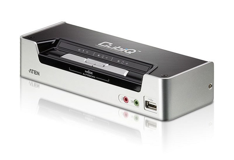 Aten 2 Port Usb Hdmi KVMP Switch With Dolby Audio, Usb Hub - Cables Included