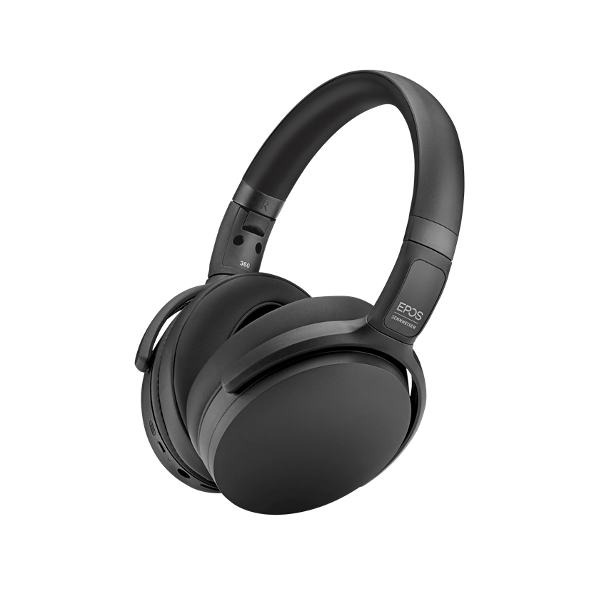 Sennheiser Epos | Sennheiser Adapt 360 Double-Sided Bluetooth® Headset Black W/ BTD800 Usb Dongle & Storage Pouch, Teams Certified, 2 Year Warranty