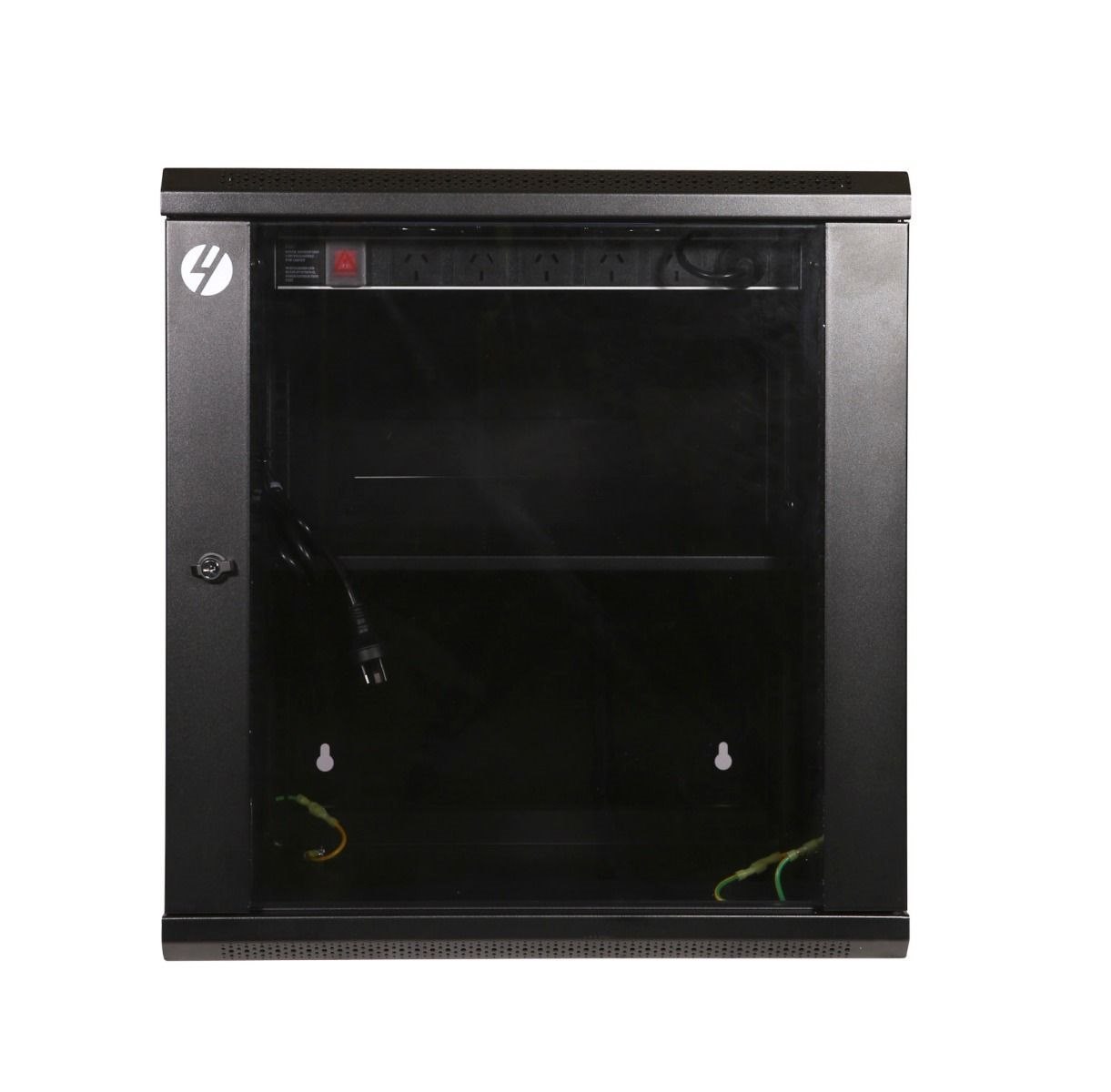 12RU 600mm Wide x 600mm Deep Hinged Wall Mount Cabinet: