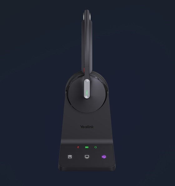 Yealink WH64 Mono Teams Dect Wireless Headset, Bluetooth, Noise Cancellation Busylight