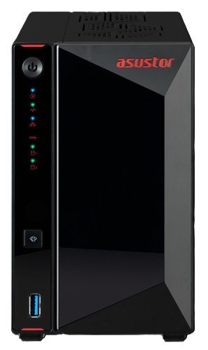 Asustor 2-Bay Nas(No Disk), Celeron N5105 2.0GHz, 4GB, M.2(4), 2.5G(2), Usb(3), TWR, 3YR