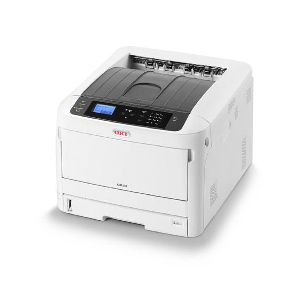 Oki C834DNW Colour A3 36 - 36PPM (A4 SPD) Network,Network AirPrint, Google Cloud Print, Wireless, Duplex PCL 400 Sheet