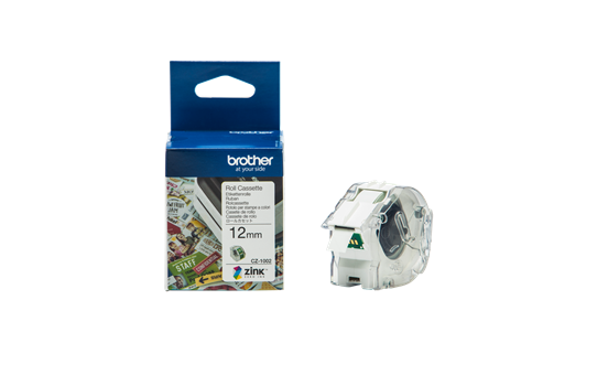 Brother CZ-1002 Full Colour Continuous Label Roll, 12MM Wide To Suit VC-500W