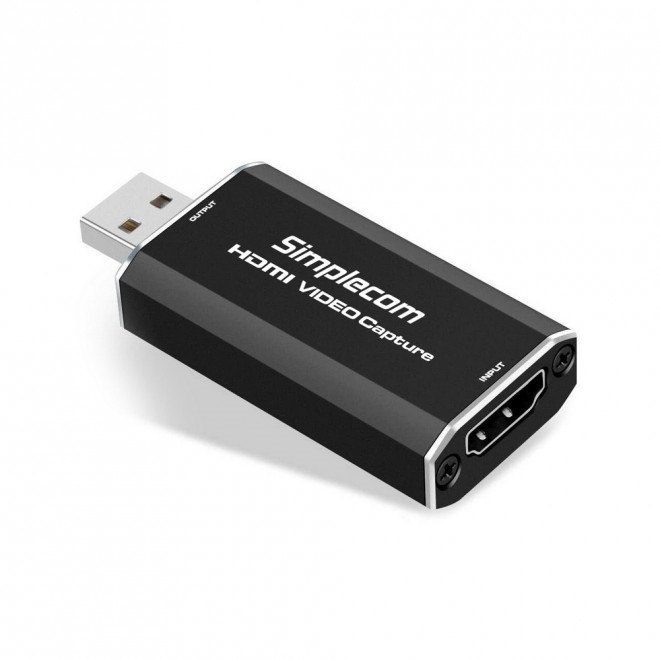 Simplecom Da315 Hdmi To Usb 2.0 Video Capture Card Full HD 1080P For Live Streaming Recording - Elgato