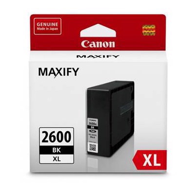 Canon PGI2600XLBK Original High Yield Inkjet Ink Cartridge - Black Pack