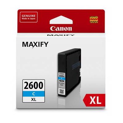 Canon PGI2600XLC Original High Yield Inkjet Ink Cartridge - Cyan Pack