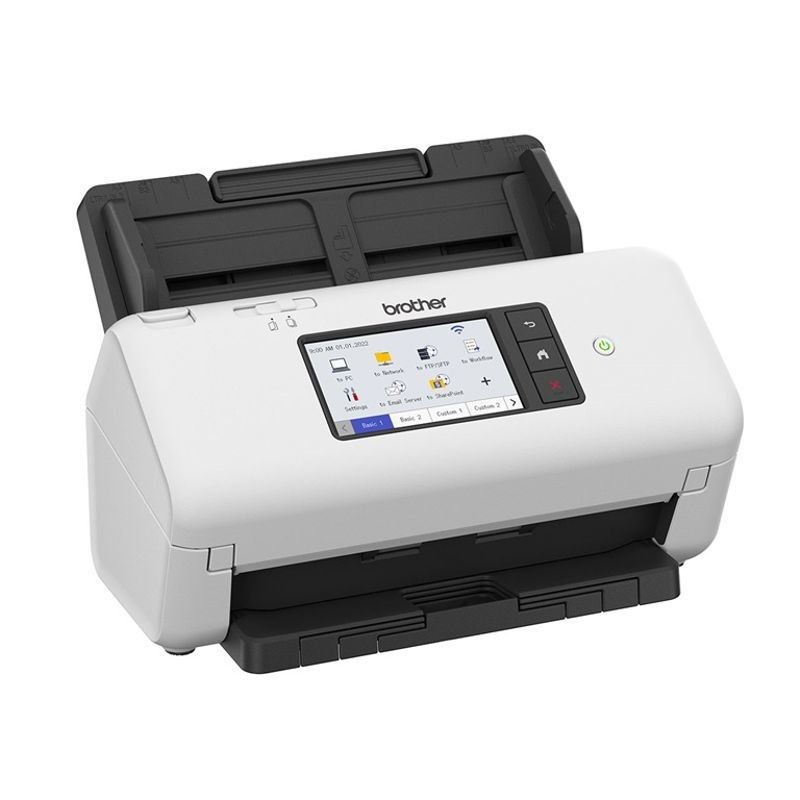 Brother Advanced Document Scanner (40PPM) Network Scanner, W/ 10.9CM Touchscreen LCD & WiFi (2.4G)