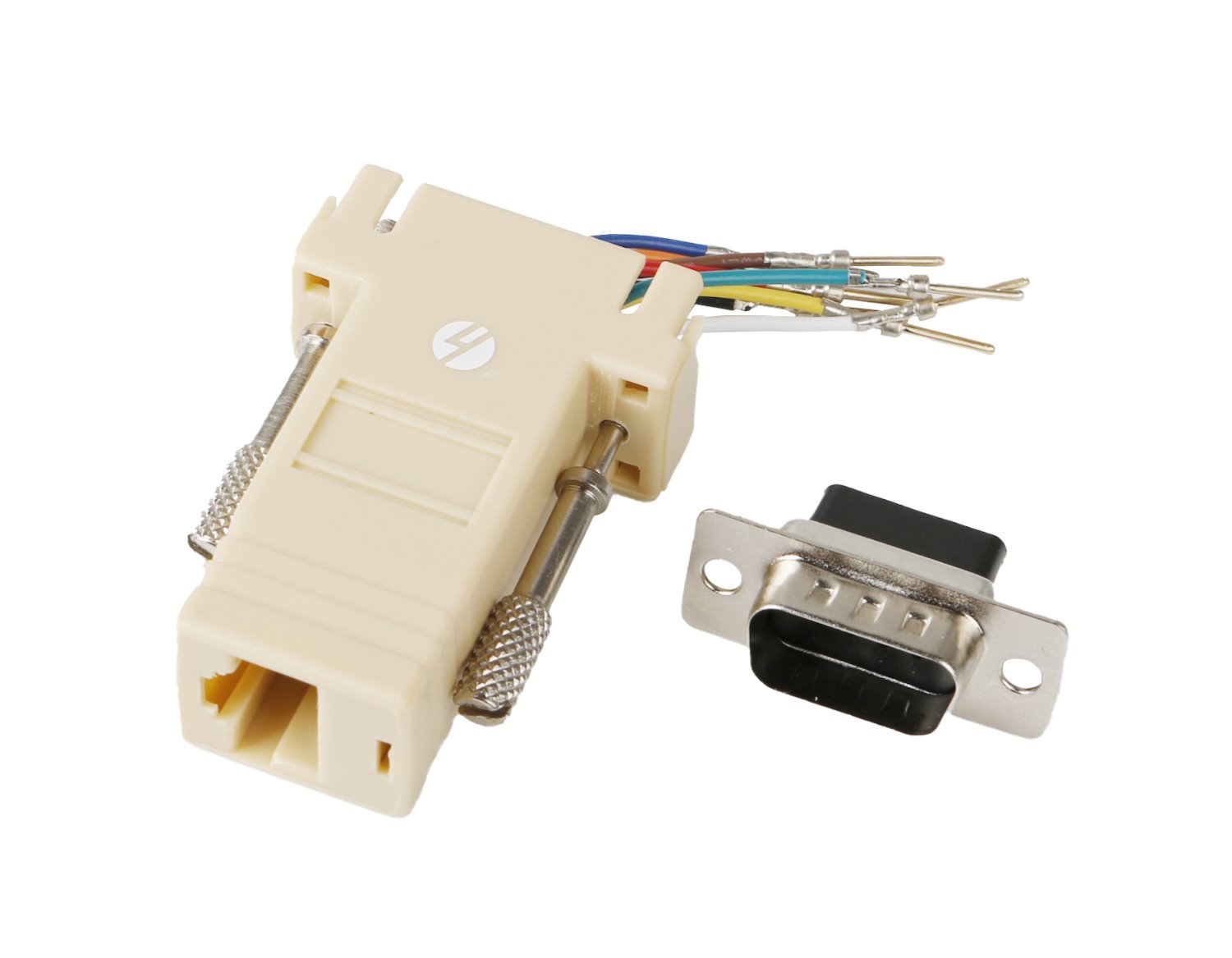 4Cabling RJ45F To DB9M Adaptor - Re-Wireable