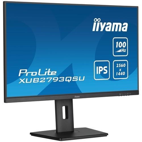 iiyama ProLite XUB2793QSU-B6 LED display 68,6 cm (27") 2560 x 1440 Pixels Quad HD Zwart