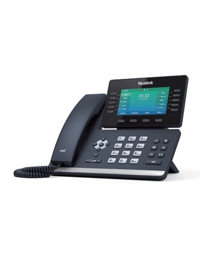 Yealink SIP-T54W, VoIP telefoon, excl. voeding
