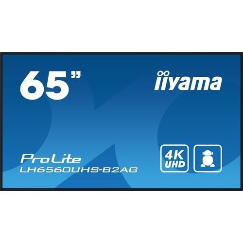 iiyama LH6560UHS-B2AG beeldkrant Digitaal A-kaart 165,1 cm (65") LED Wifi 500 cd/m² 4K Ultra HD Zwart