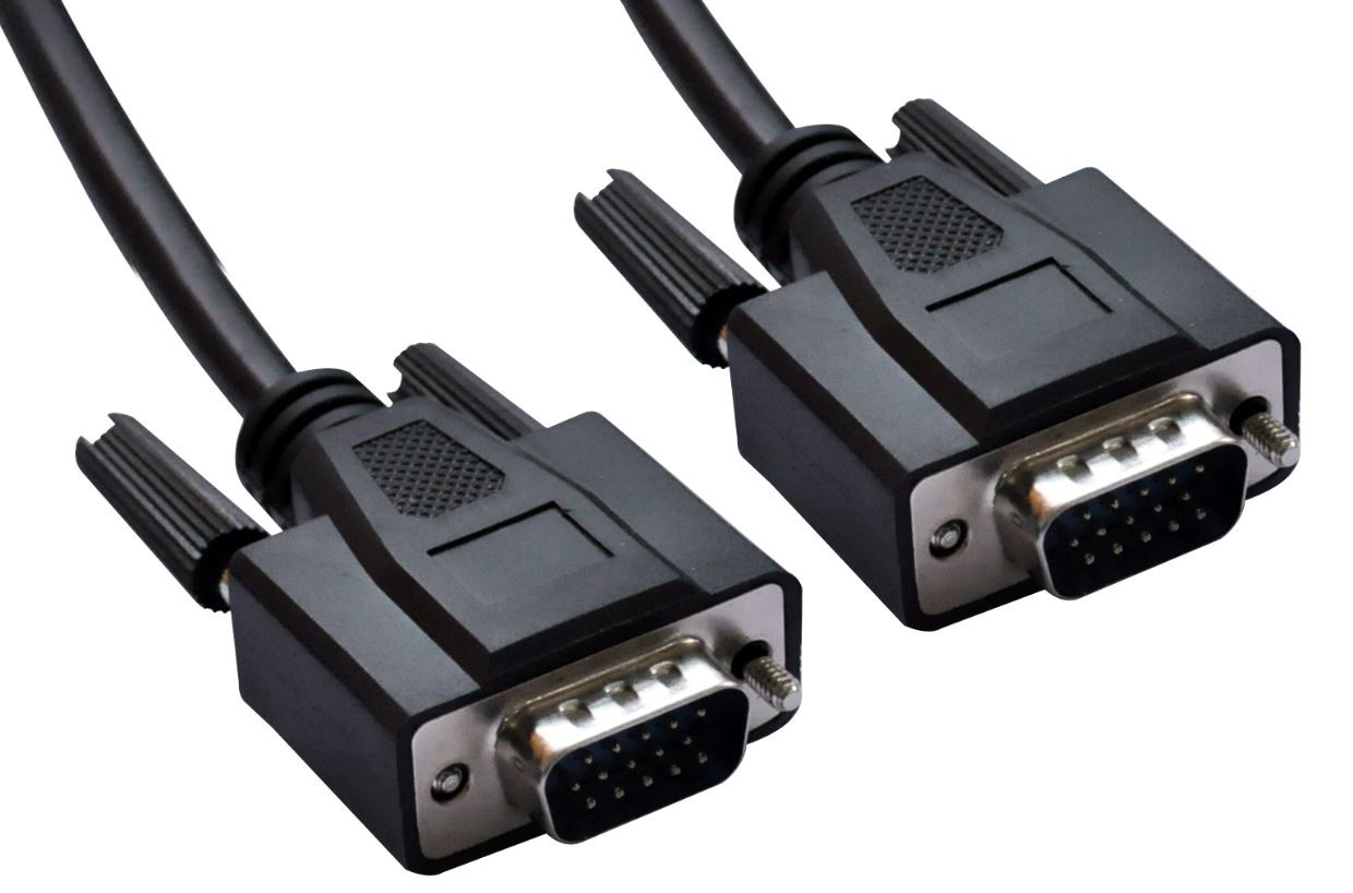 Astrotek Vga Cable 1.8M - 15 Pins Male To 15 Pins Male For Monitor PC Molded Type Black