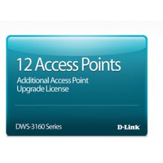 D-Link Hardware Licensing for DWS-3160-24PC - License - 12 Additional Access Point - Electronic