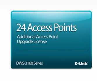 D-Link Hardware Licensing for D-Link DWS-3160-24PC 24-Port Gigabit PoE Unified Wireless Controller - 24 Additional Access Point - Electronic