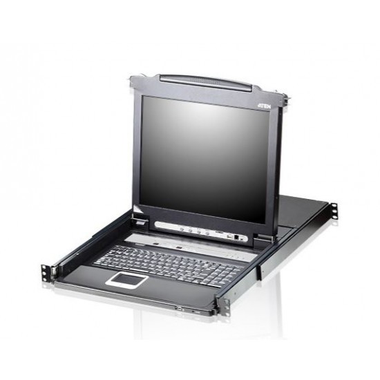 Aten (Cl5708n-Ata-Au) Single Rail 8P Ps/2-Usb LCDKVMP 19Inch W/Usa Kb/Au