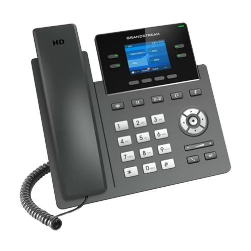 Grandstream 4 Lines, 2 Sip Accounts, 2.4'' SCRN, Colour, Wifi