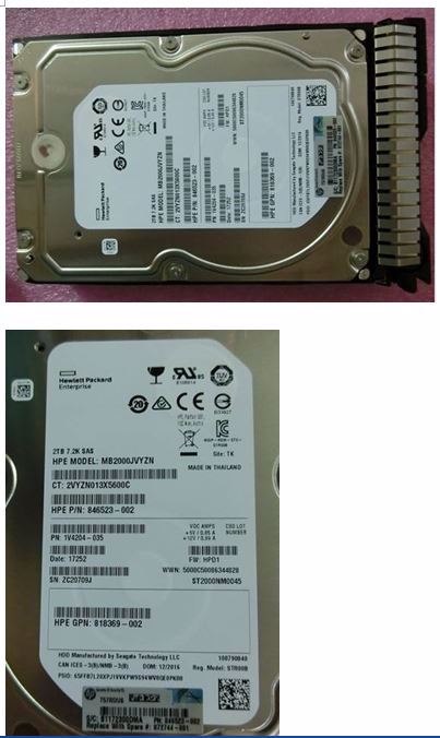 HPE 2 TB Hard Drive - 3.5" Internal - SAS (12Gb/s SAS)