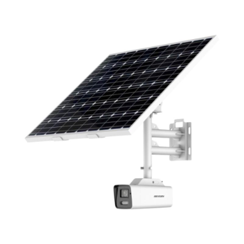 Hikvision Ds-2Xs6ag1lc322 8MP 2.8MM ColourVu Bullet Solar 4G Lte Camera, 80W Panel + 30Ah Battery