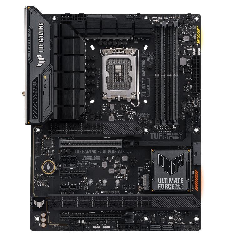 Asus Tuf Gaming Z790-Plus Wifi D4 Intel Lga1700 Atm Motherboard 128GB, DDR4 PCIe X5, M.2X3 SATAx4 Hdmi, 2.5Gb Ethernet