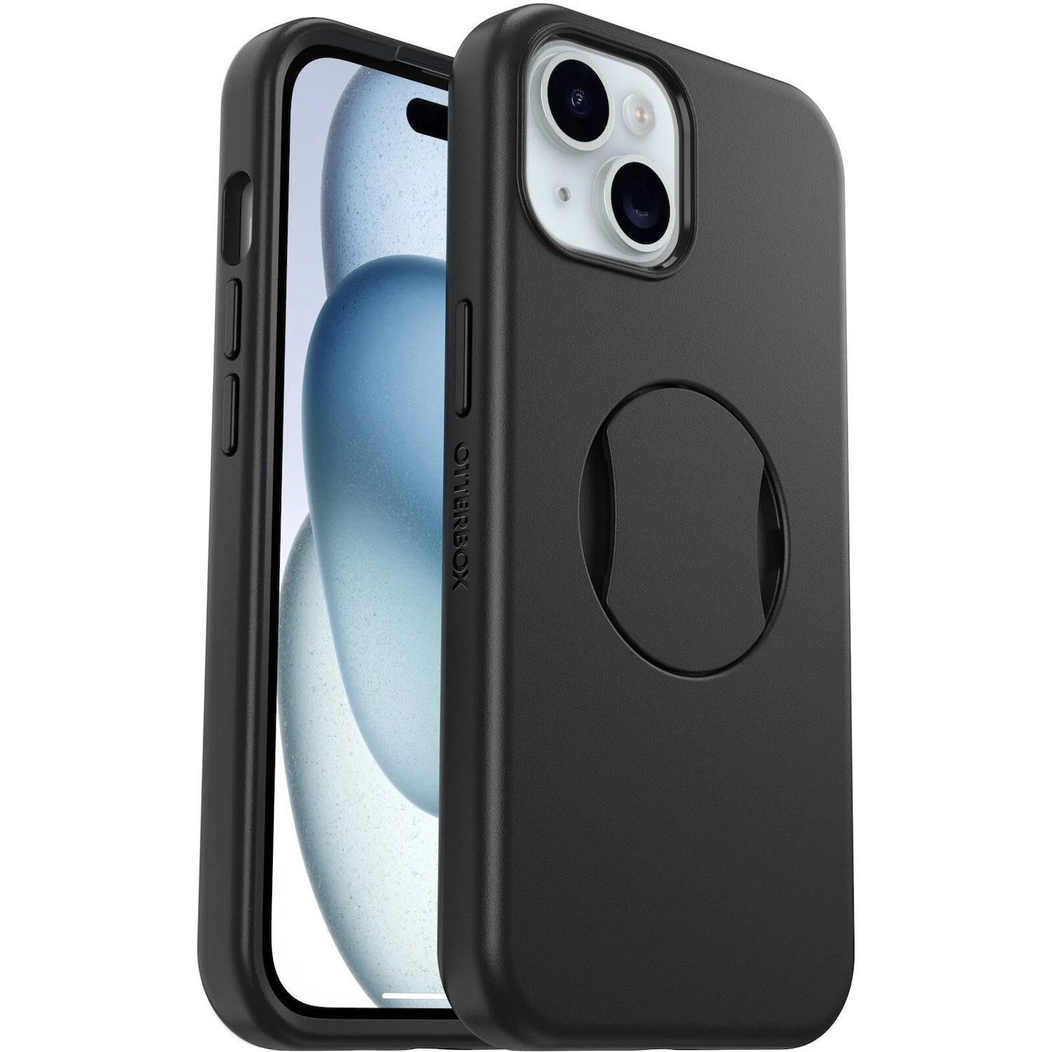 OtterBox Symmetry Case for Apple iPhone 15 Smartphone - Black