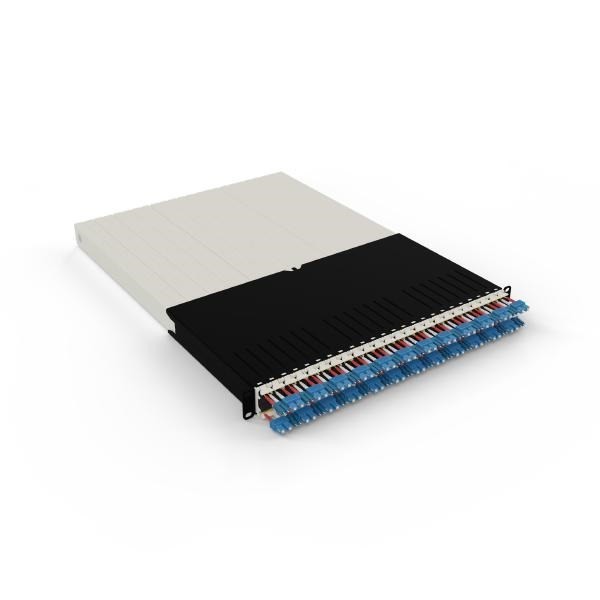 Patchbox.One 30Ru Os2 LC-SC Fiber Optic Cable Management System, Includes 24X 30Ru Os2 LC-SC Casettes, 3X Patchcatch Pairs &Amp; 1X Mounting Rail Pair