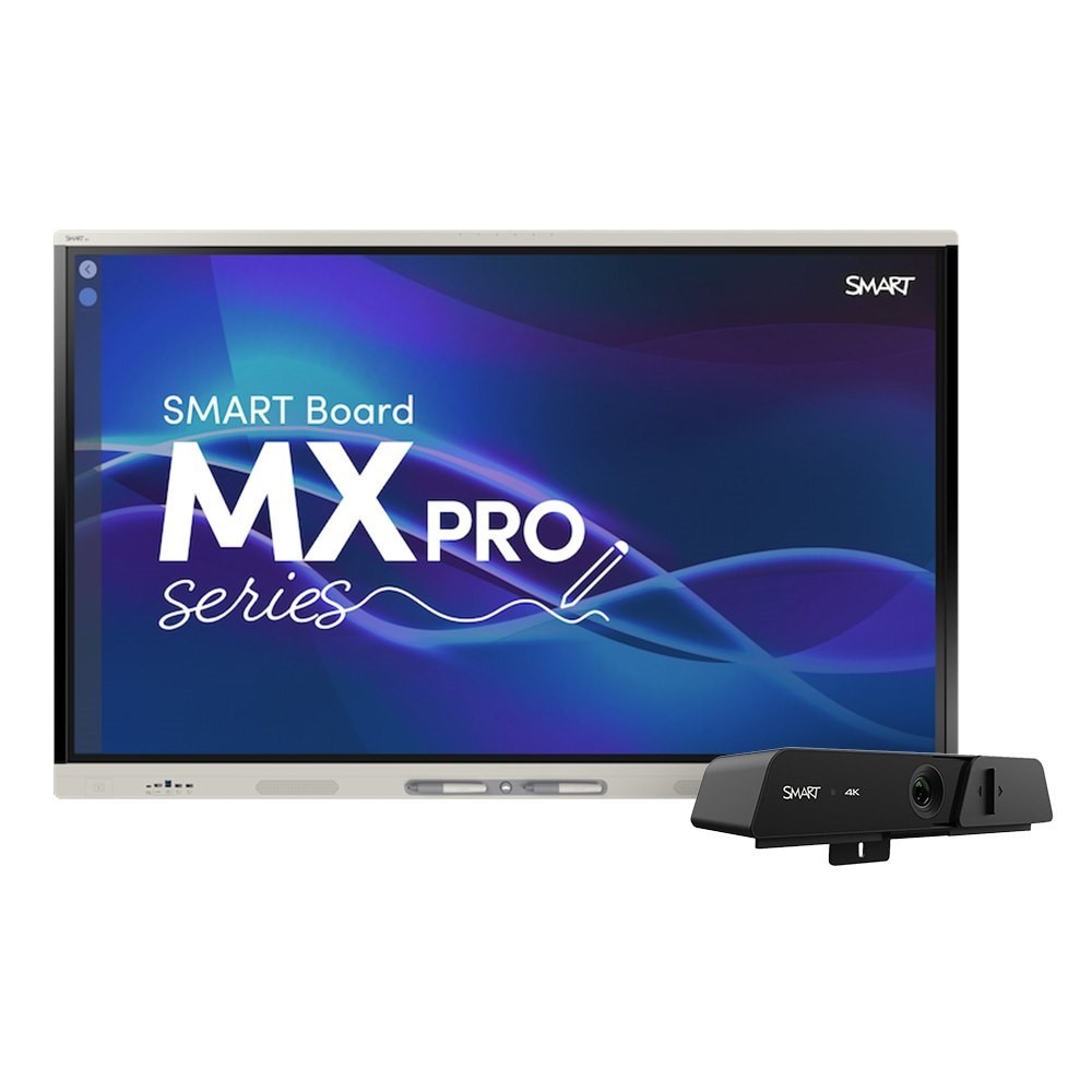 Smart Board MX086-V5 Pro Ifp 5Y Assure Plus And Swc-120Uhd Camera Bundle