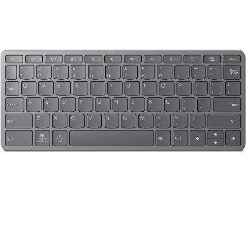 Lenovo Multi-Device Wireless Keyboard - (ZG38C05811), Connect Upto 3 devices,Convenient And Comfort typing,Flexible Connectivity, 1 Year Warranty