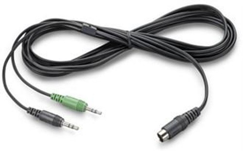 Poly 20 cm Mini-DIN/Mini-phone Audio Cable