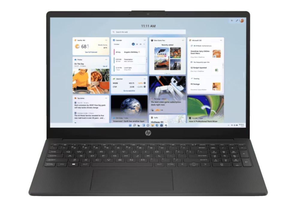 HP 15-fc0000 15-fc0832AU 15.6" Notebook - Full HD - AMD Ryzen 5 7530U - 16 GB - 256 GB SSD - Jet Black