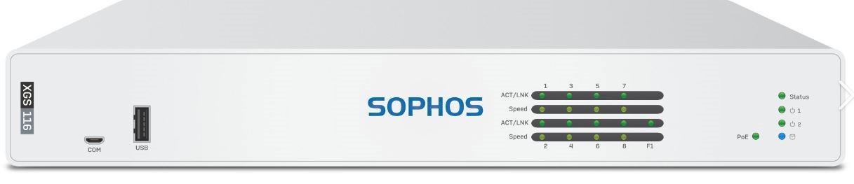 Sophos XGS 116 Security Appliance