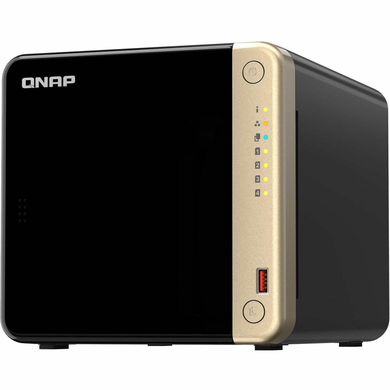 QNAP Turbo NAS 56TB  4 x Total Bays SAN/NAS Storage System - 4 GB Flash Memory Capacity - Intel Celeron N5095 Quad-core (4 Core) - 8 GB RAM - DDR4 SDRAM Tower