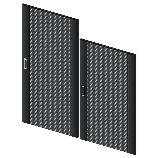 Serveredge 45Ru 600MM Wide Perforated Front Door