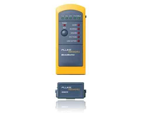 FLUKE NET MT-8200-49A MICROMAPPER TONE GENERATOR TEST TWISTEDPAIR W-REMOTE UNIT			   			