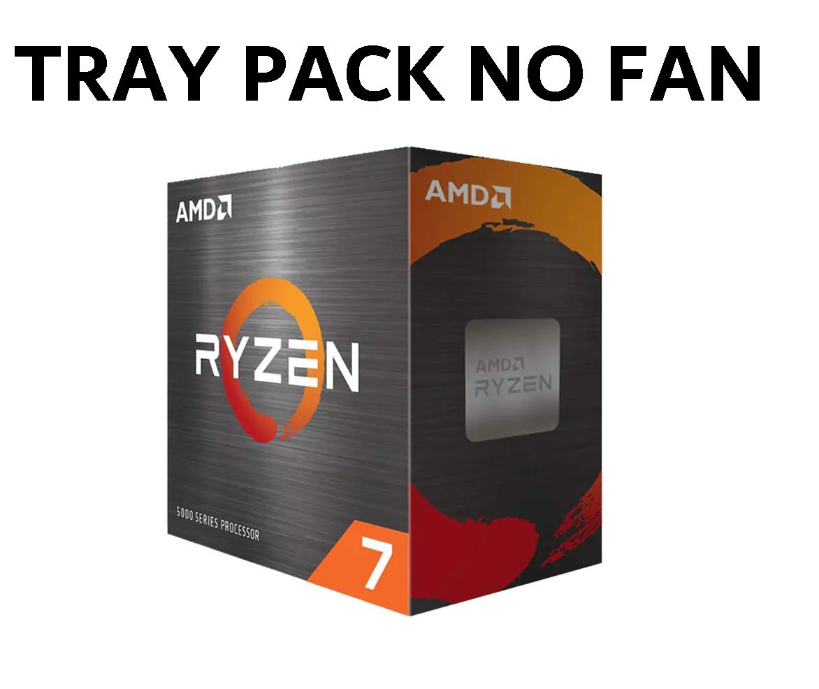 Amd (Clamshell Needed) Amd Ryzen 7 2700X, 8 Cores Am4 Cpu, 4.35GHz 20MB 105W No Fan Moq 12 Or Ship Install On MB 1YW (Amdcpu) (Tray-P)