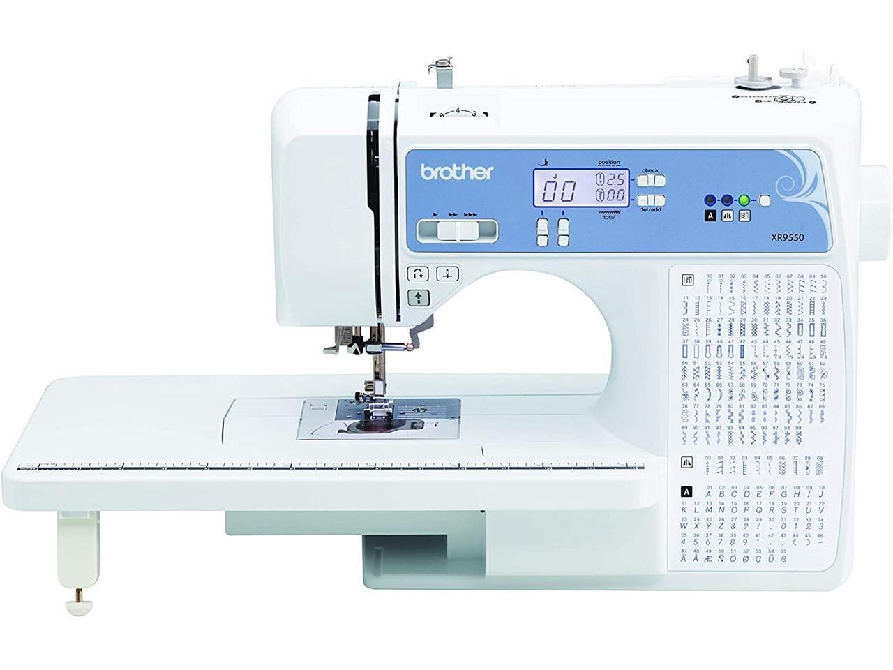 Brother XR9550 165 Utility LCD Wide Table Sewing And Quilting Machine