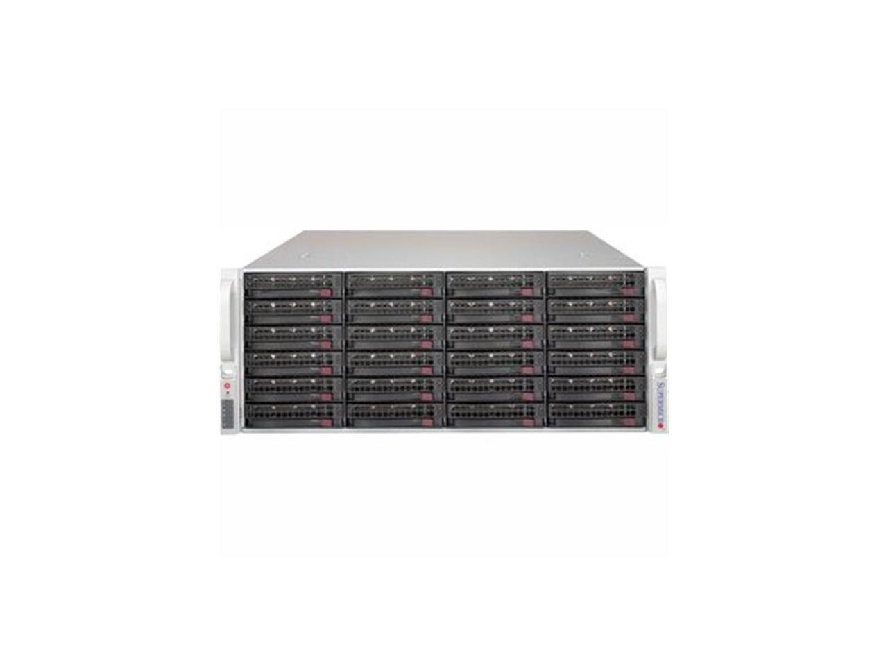 Supermicro 4U Front-Loading Storage Server with 24 Hot-Swap 3.5" SAS/SATA Bays and PCIe 4.0