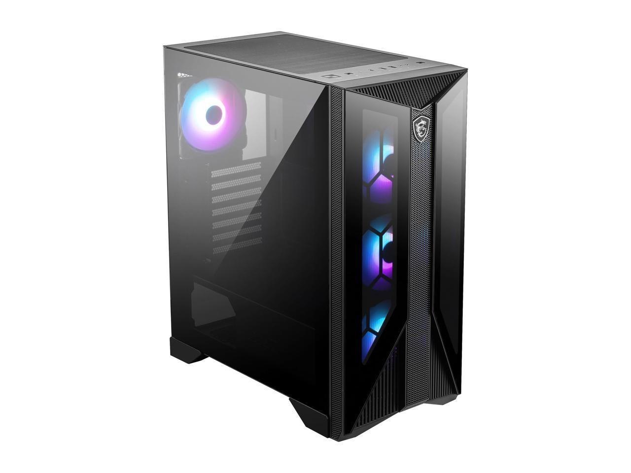 Msi MPG Gungnir 120R Black Atx Mid Tower Computer Case