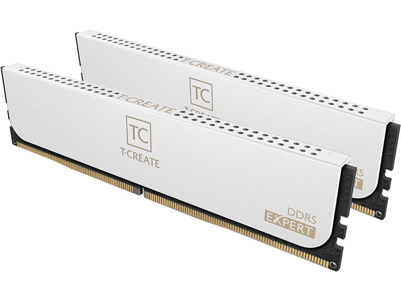 Team Group T-Create Expert 32GB (2 X 16GB) 288-Pin PC Ram DDR5 7200 (PC5 57600) Desktop Memory Model Ctcwd532g7200hc34adc01
