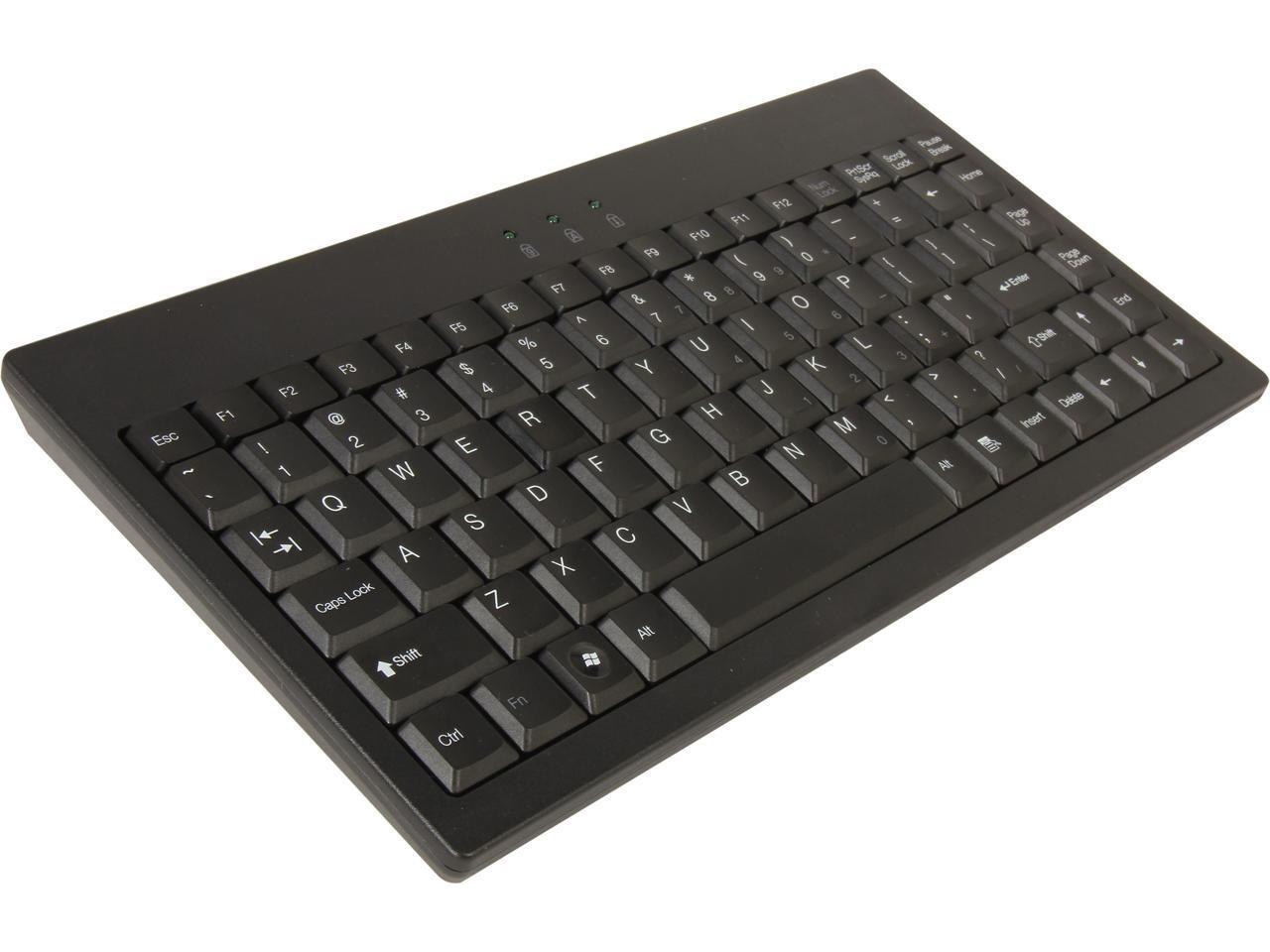Adesso Akb-110B 87 Normal Keys Office Products Mini EasyTouch Keyboard