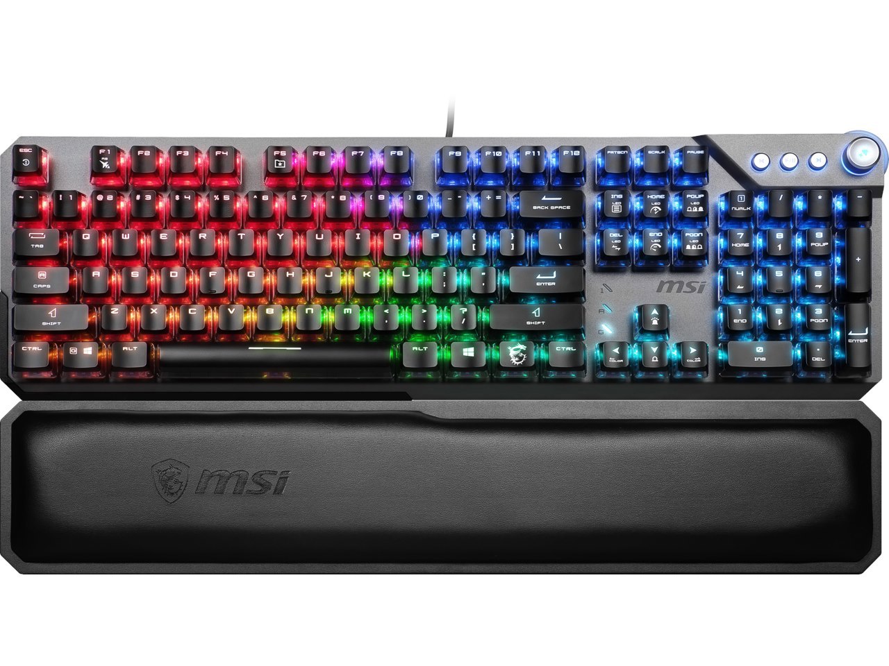 Msi Vigor GK71 Sonic Am Mechanical RGB Gaming Keyboard With Msi Sonic Blue Switches