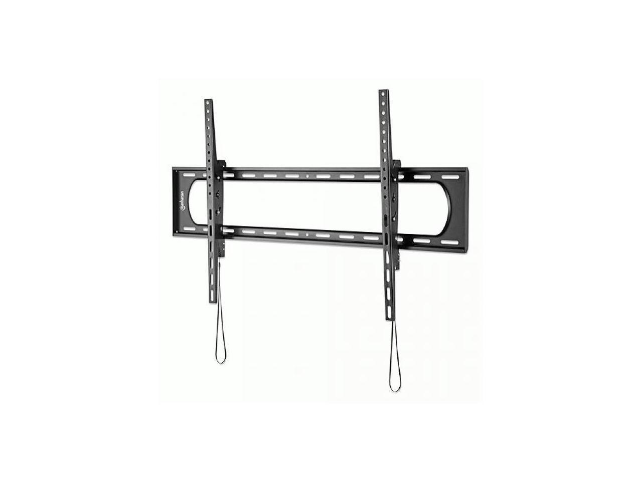 Manhattan Mounting Bracket for Flat Panel Display, Curved Screen Display, TV, LCD Display, OLED Monitor, Plasma TV - Black