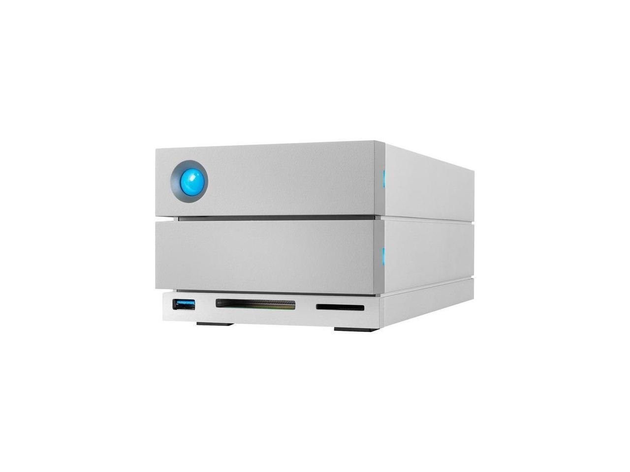 LaCie 2Big Dock 32TB Usb 3.2 Gen 2 External Hard Drive STLG32000400 Black