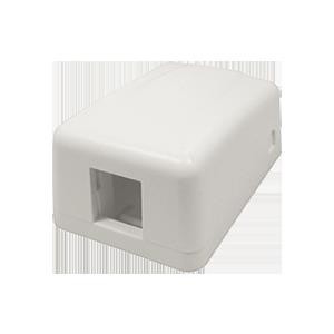 4Cabling Single Keystone Surface Mount Box