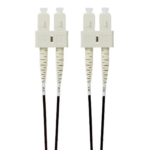 4Cabling 2M SC-SC Om4 Multimode Fibre Optic Patch Cable: Black