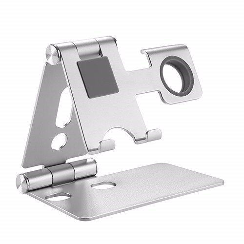 Brateck 2 In 1 Foldable Cell Phone And Smartwatch Standt (≤6.5''),Apple Watch Series 5/4/3/2/1,Apple Watch Studio/Hermès/Edition