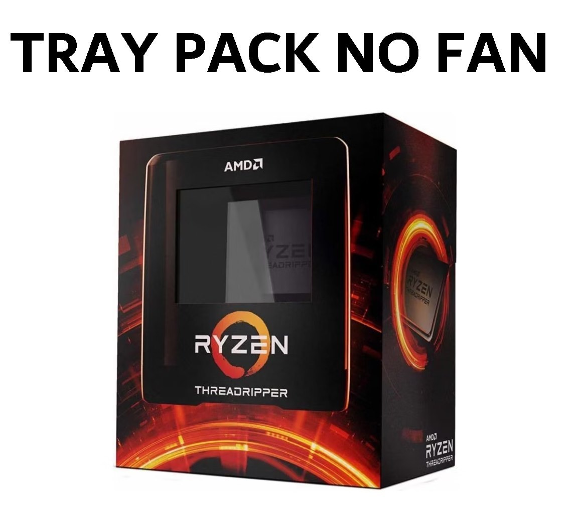 Amd (Clamshell Needed) Amd Ryzen Threadripper Pro 3975WX 'Tray', 32C Socket SWRX8 1YW (Amdcpu) (Tray-P)