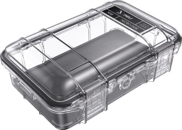 Pelican M50 Waterproof Hard Micro Clear Case With Black Liner