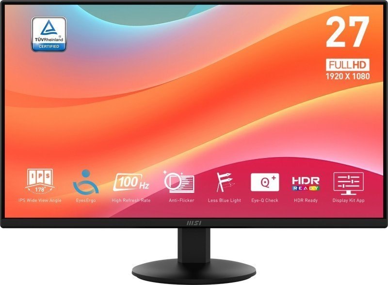 27" LED Monitor (With Speakers)