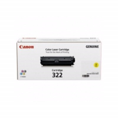 Canon 322Y Original Laser Toner Cartridge - Yellow Pack