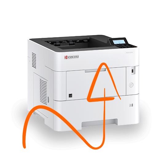 Kyocera P3150DN A4 Workgroup Mono Printer (50PPM)